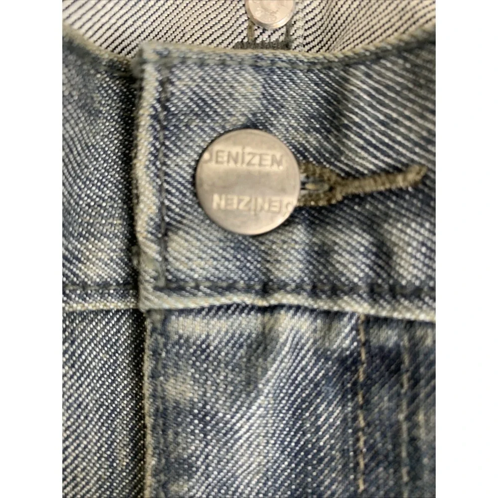 Levi's Jeans Men's Slim Straight‎ W38 L32 218 Blue Denizen Button Rear Pockets